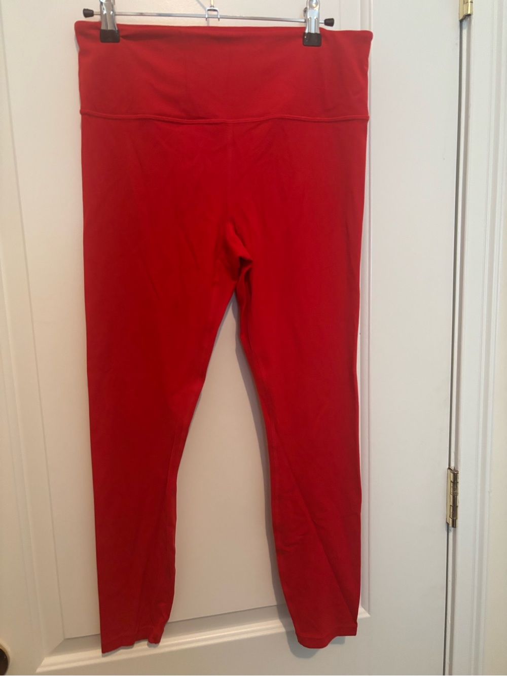 Athleta Red Stretch Leggings women's medium